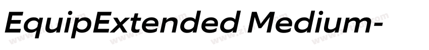 EquipExtended Medium字体转换